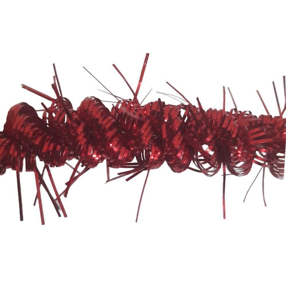 Festão De Natal Corda Vermelho 3cm X 2m
