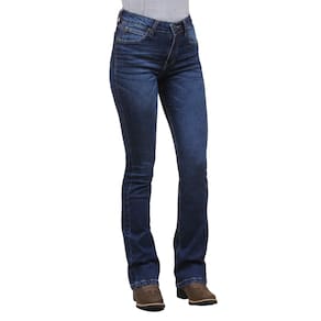 Calça Jeans Feminina Azul Com Elastano Wrangler 33349