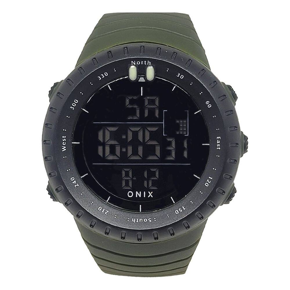 Relógio Masculino Onix Digital OX104 Verde e Preto