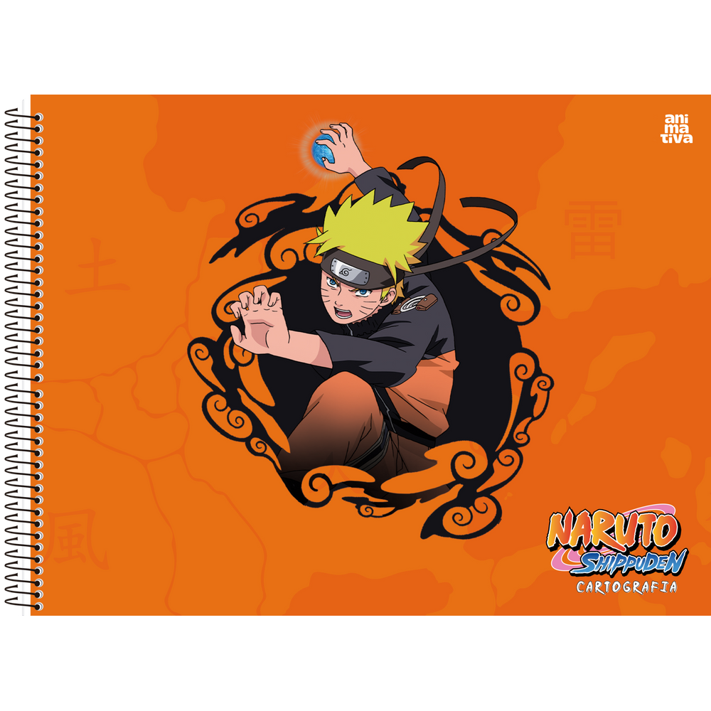Caderno Desenho 60 Folhas Naruto Animativa 3692