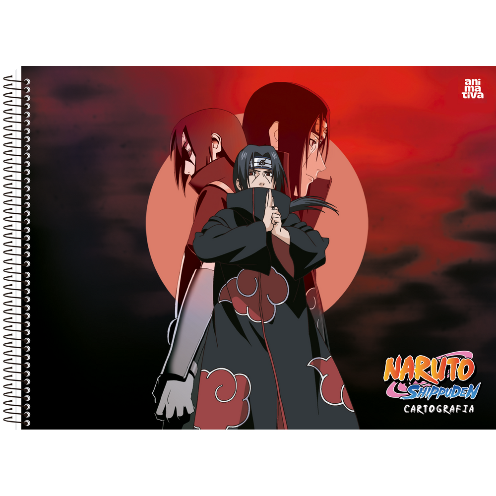 Caderno Desenho 60 Folhas Naruto Animativa 3692
