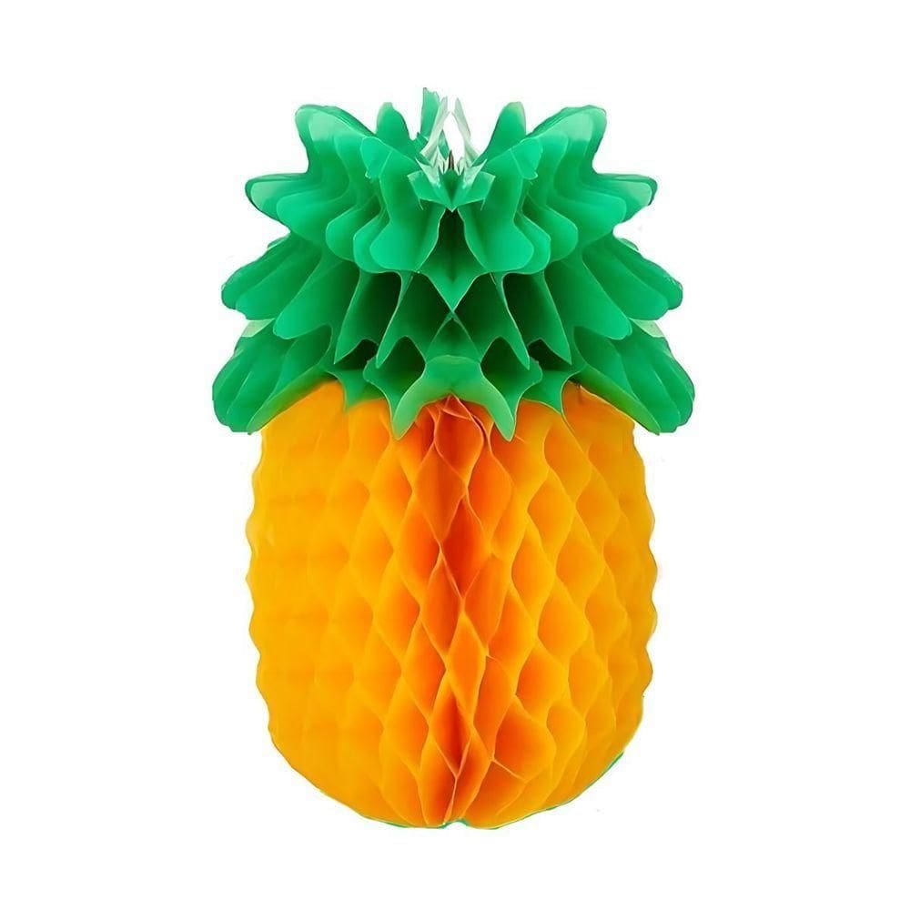 Abacaxi Colmeia Origami 25cm X 12cm - 2 Unidades