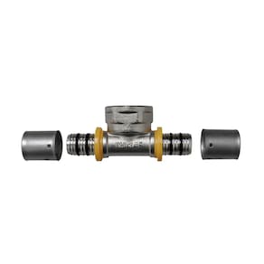 Tê com Saída Rosca Fêmea para Gás 16mm 1/2 Astra