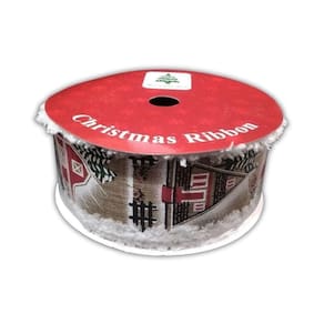 Fita De Natal Decoração Estampada 6,3cm - 9 Metros