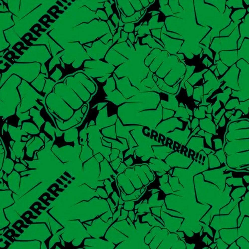 Tnt Estampado Punho Verde - 5 Metros