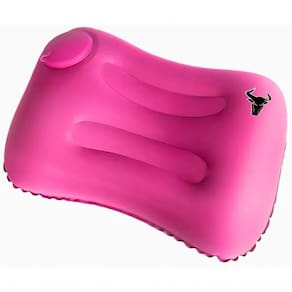 Travesseiro Almofada De Viagem Inflável E Portátil - Rosa