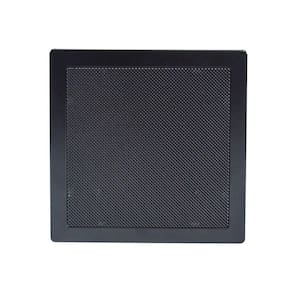 Arandela Quadrada Plastica 6polegadas Difusor 30rms 8r Preto