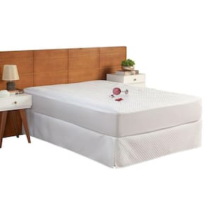 Protetor De Colchão Matelado Impermeável Queen 1 Peça 100% Poliéster - Branco