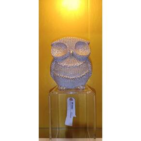 Enfeite Animal Coruja De Resina Decorativo 20Cm
