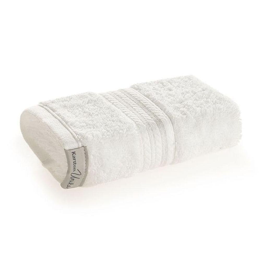 Toalha De Lavabo/visita Fio Penteado 100% Algodão Magna Branco