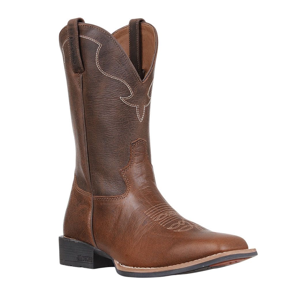 Bota Masculina Café Bico Quadrado Jácomo 37885