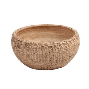 Vaso Decorativo Tramado em Cimento Marrom 10cm CS0009 BTC