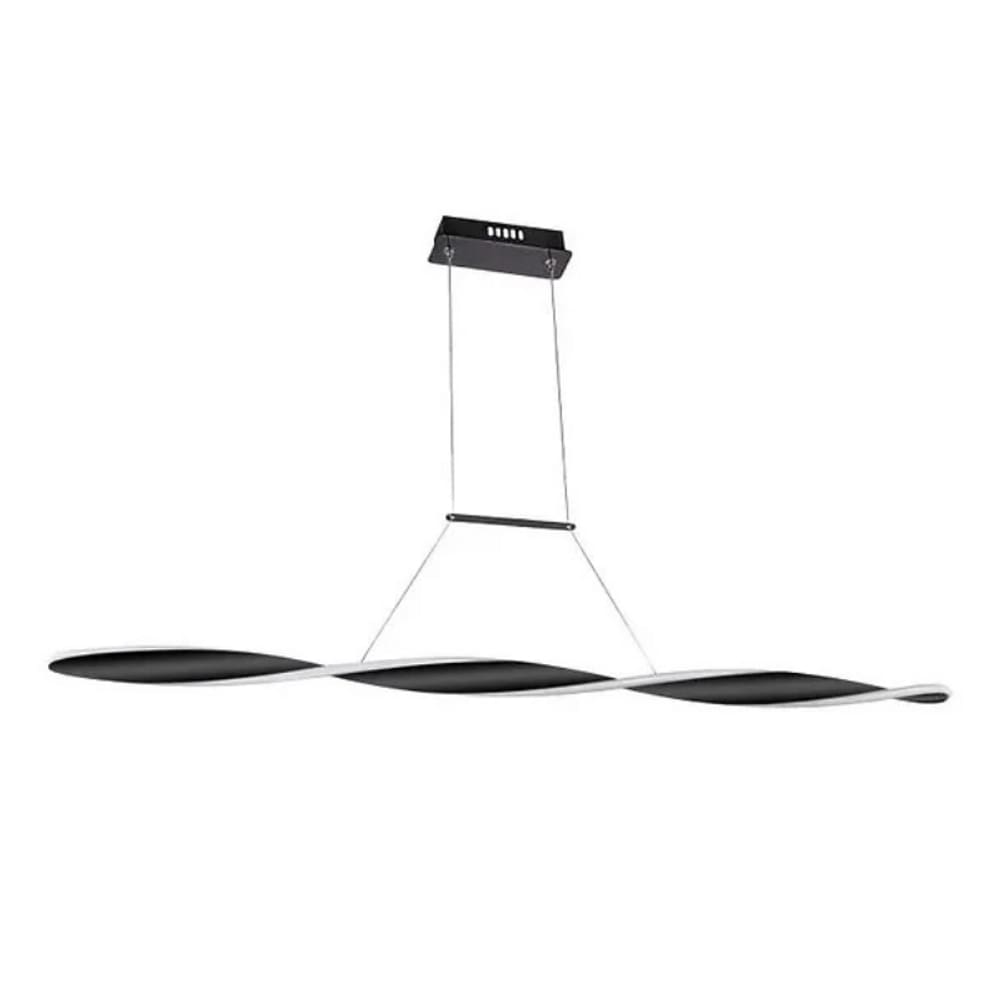 Pendente Helical LED Dimerizável 621PB 36W Bivolt Preto