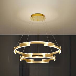 Pendente Coroa LED Dimerizável 860906/2 60W Bivolt Bronze