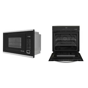Forno Elétrico Digital de Embutir 220v 68 Litros Mfe0268g1 e Micro-ondas de Embutir 25l 220v Preto