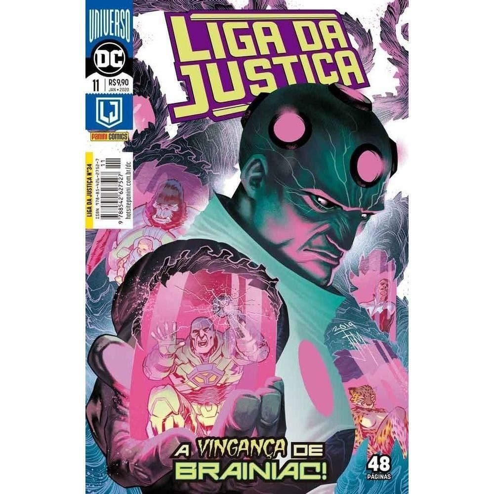 Livro Liga Da Justiça: Renascimento 11 Vingança De Brainiac