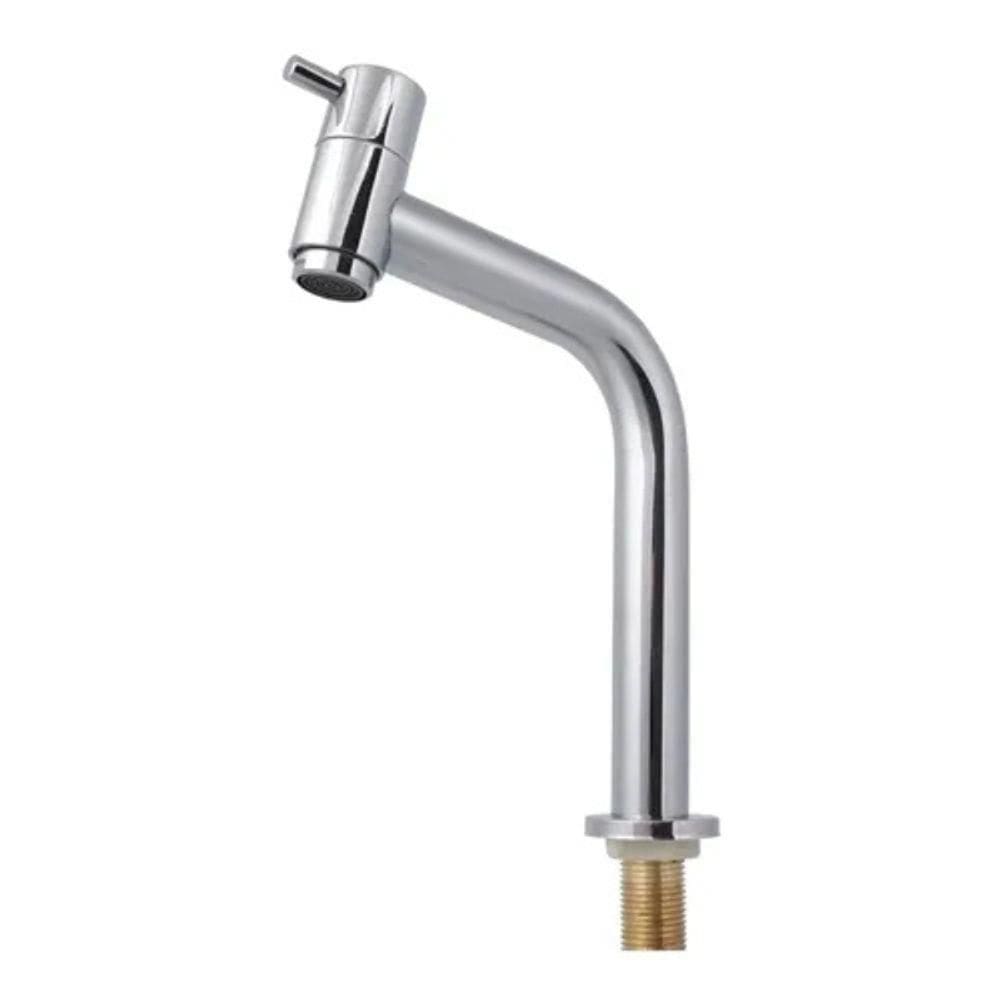 Torneira Gourmet Para Banheiro De Bancada Metal Baixa Cromado Domum