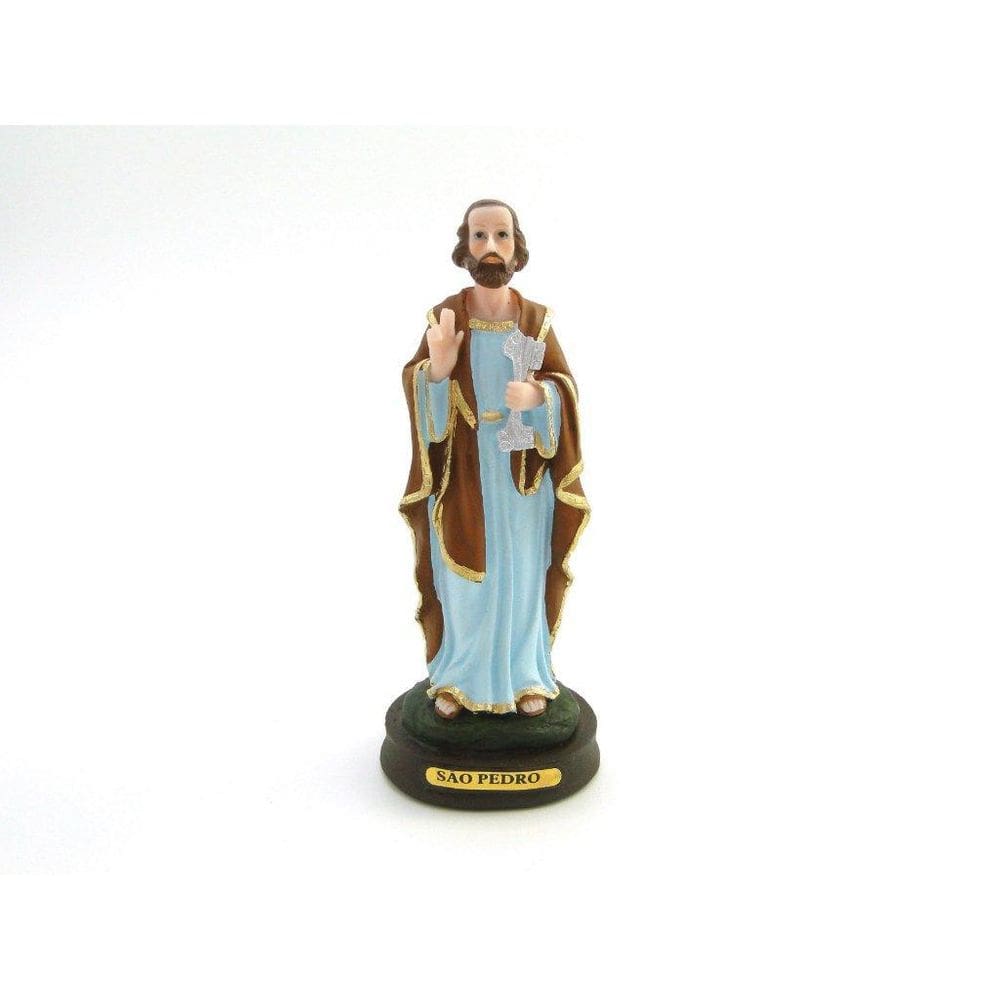 Imagem São Pedro Resina 15 Cm