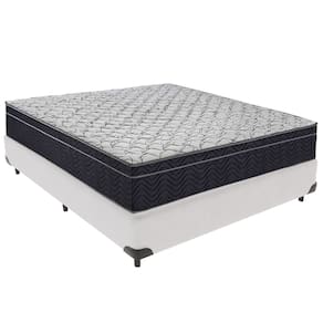 Cama Box Branco e Colchão Airtech 150 Espuma D45 Viúvo Ortobom