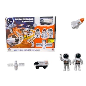 Pista Estação Espacial Astronauta Foguete Espaço