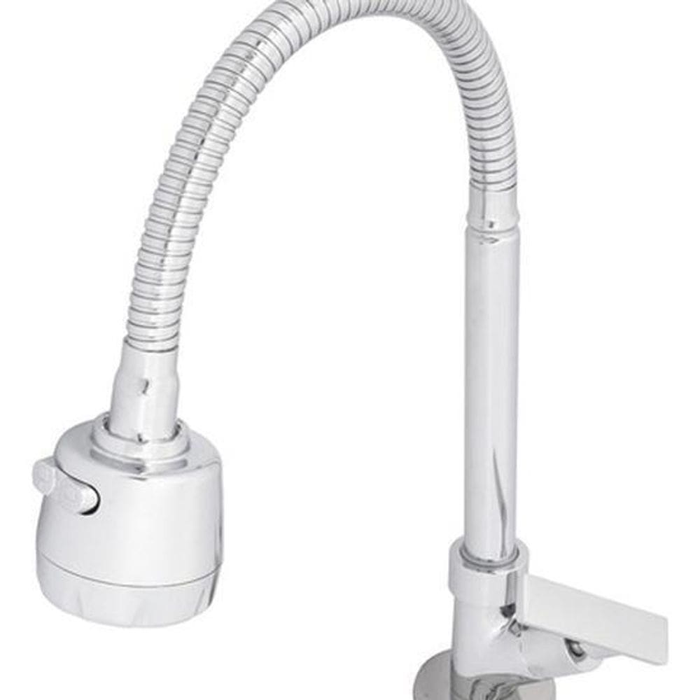 Torneira De Pia Cozinha Gourmet Flex Cromada - Elegant