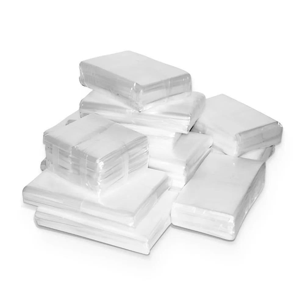 Saco Plástico Virgem Cristal PEBD 10x30x0,06 com Aprox. 1Kg (820 unidades)