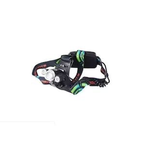 Lanterna Led Recarregável De Cabeça Profissional Com 3 Leds
