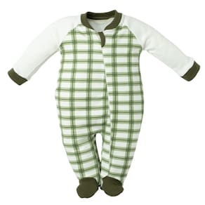 Macacão Longo para Bebê com Zíper Menino Xadrez Camping -Hug