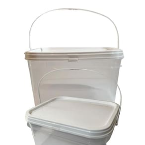Balde Para Pintar Transparente 2.4L-Kit 10 Pçs
