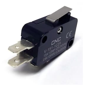 Interruptor Micro Switch V-151-1C25 CNC - 15A/0,5HP - Preto - 28x16x10mm