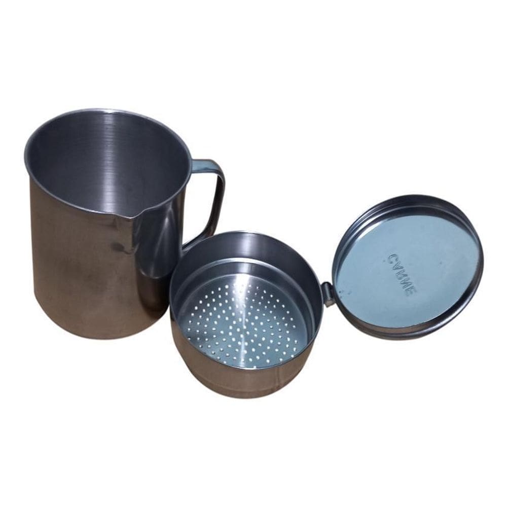 Jarra Filtro De Óleo De Cozinha Aço Inox