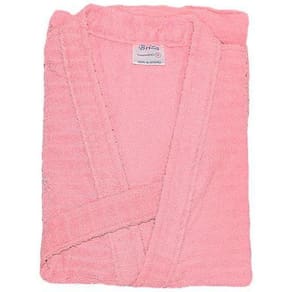 Roupão Atoalhado Juvenil Briza Rosa 4013 Tamanho 12