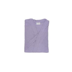 Roupão Atoalhado Adulto Briza Lilas 4008 Tamanho G