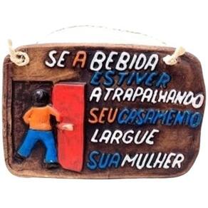 Placa De Churrasco Decorativa - Bebida, Casamento E Mulher