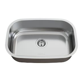 Cuba para Pia de Cozinha em Aço Inox N1 46x30x14cm Polida com Válvula GhelPlus Inox