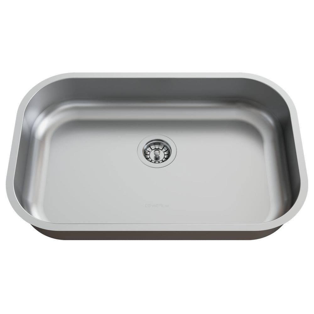 Cuba para Pia de Cozinha em Aço Inox N2 56x35x11cm com Válvula GhelPlus Inox