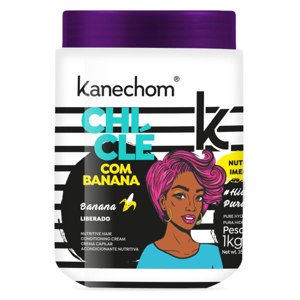 Creme de Tratamento Kanechom Chicle com Banana 1kg
