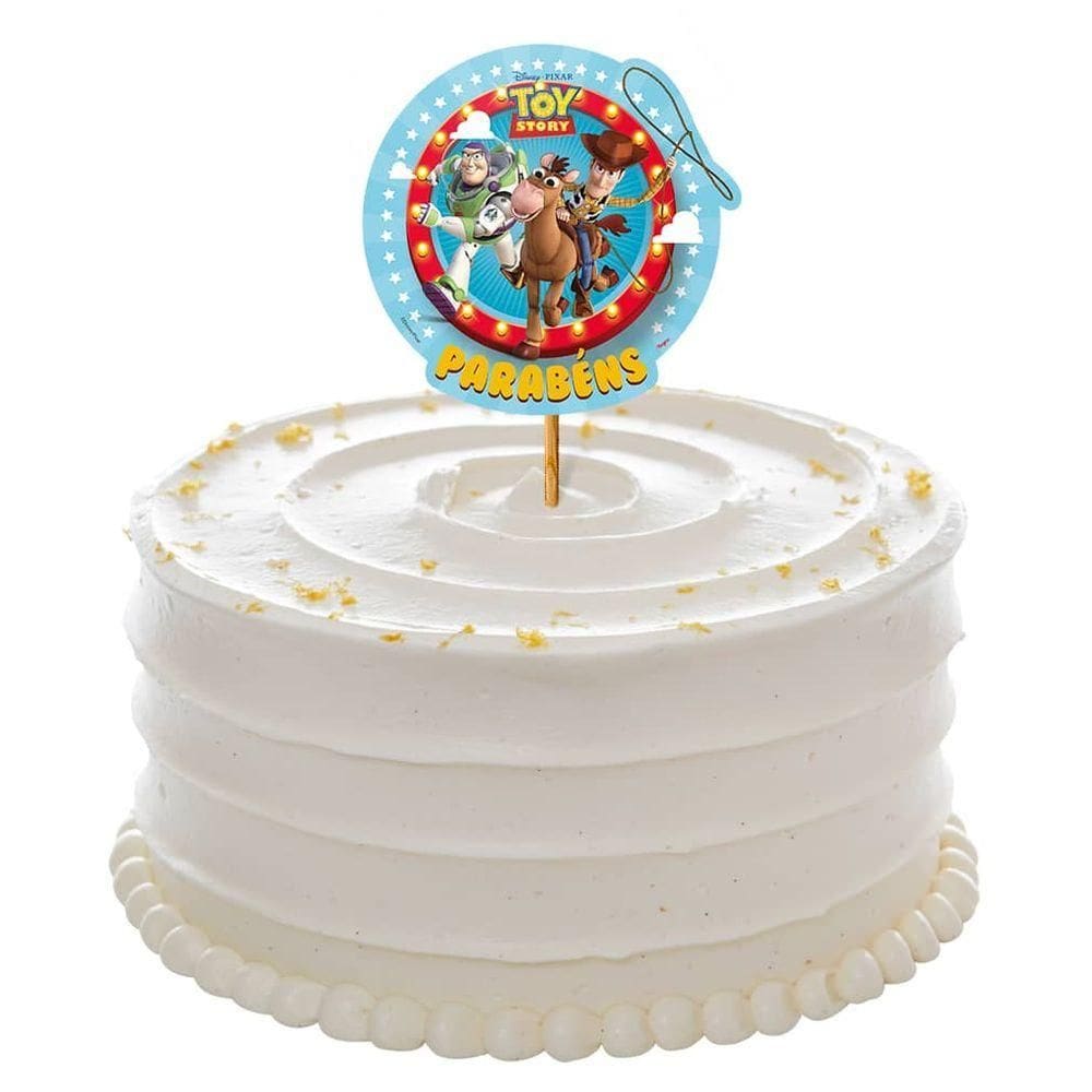Topo De Bolo Toy Story Parabéns