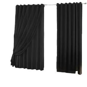 Cortina Blackout Com Voil 2,80x2,30 Para Trilho Suíço Avelã