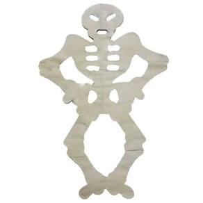 Guirlanda Bandeirola Esqueleto De Papel Halloween
