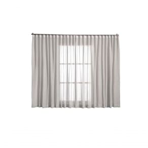 Cortina Linho Tecido 3,00x2,50 Para Trilho Suíço Branco