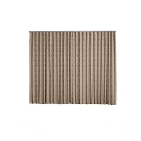 Cortina Jacquard 3,00x2,50 Para Trilho Suíço Vinho