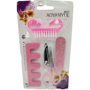 Kit Beleza Manicure 5 Peças 2444357 Rosa - Quanhe