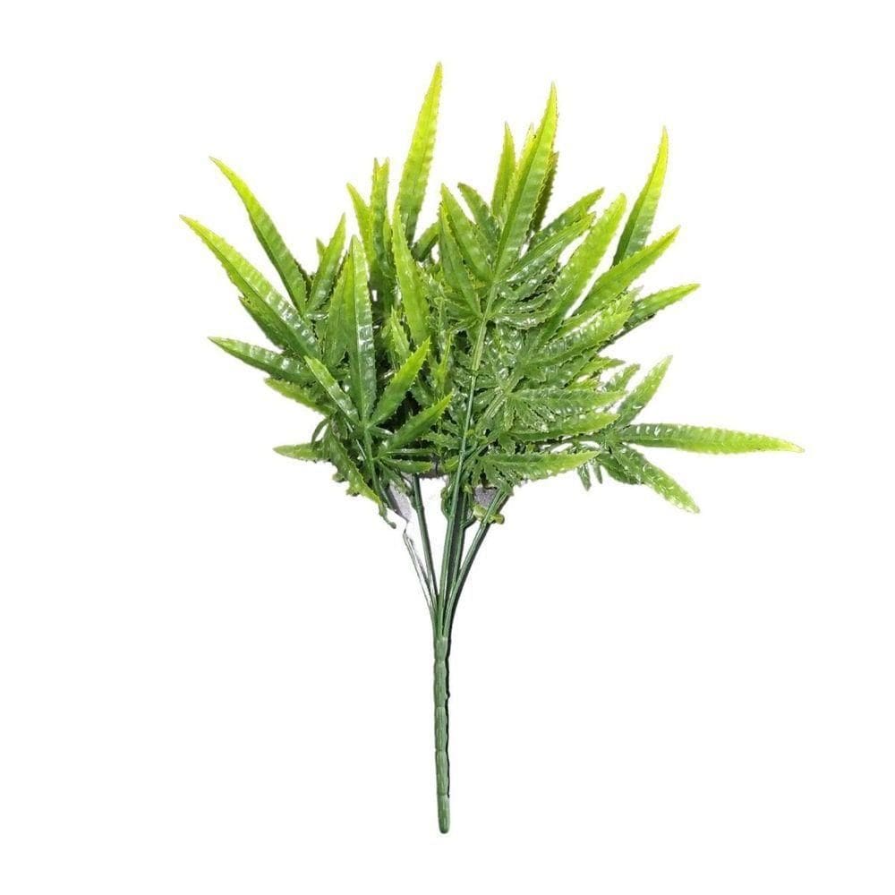 Flor Artificial Capim Com 6 Galhos - 30cm