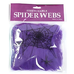 Teia De Aranha Roxa Para Decoração De Festas