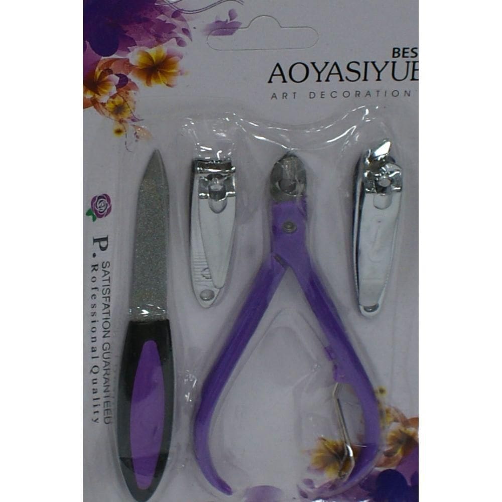 Kit Beleza Manicure 4 Peças 2447386 Roxo - Quanhe