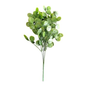 Flor Artificial Buquê Capim Verde Com 5 Galhos - 38cm
