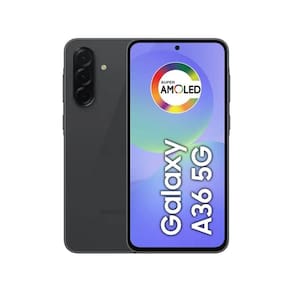 Smartphone Samsung Galaxy A36 128GB 5G - Preto, Câmera Tripla 50MP, RAM 6GB, Tela 6.7"