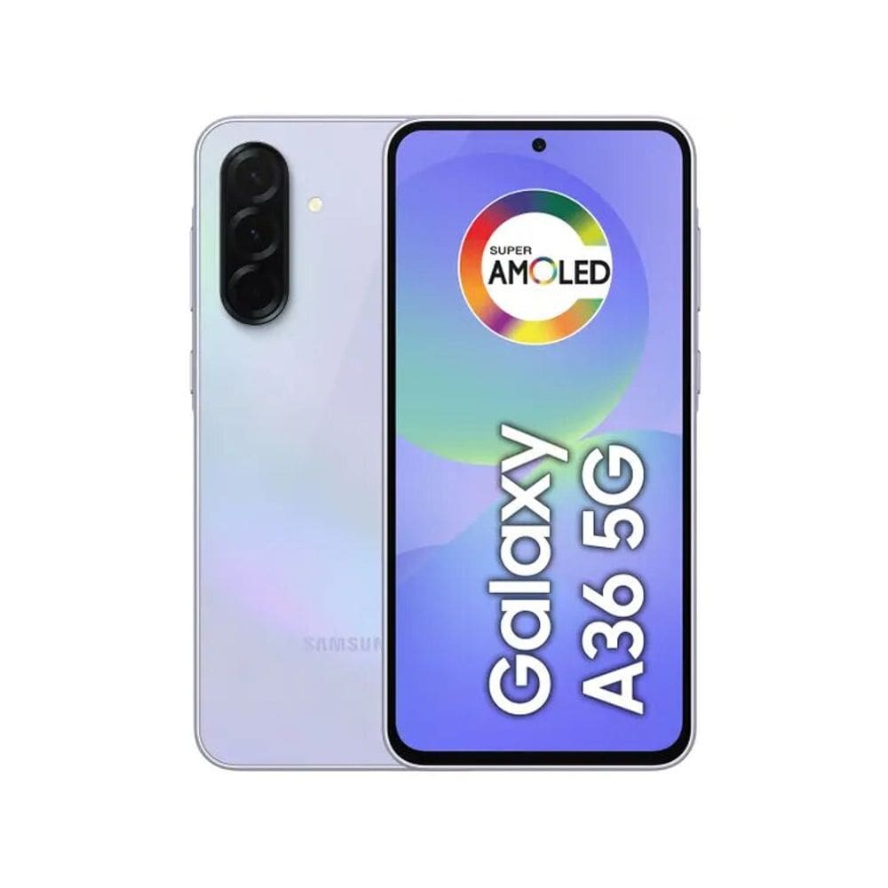 Smartphone Samsung Galaxy A36 128GB 5G - Violeta, Câmera Tripla 50MP, RAM 6GB, Tela 6.7"