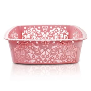 Cesto organizador rosa m coleção lifestyle jacki design
